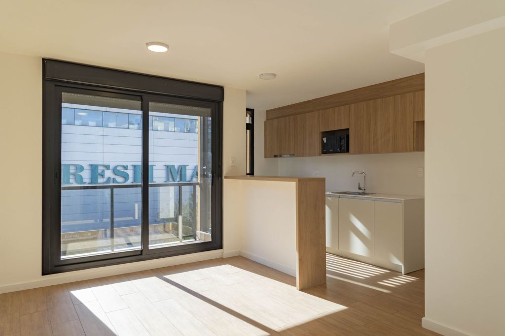Ambiente integrado con cocina